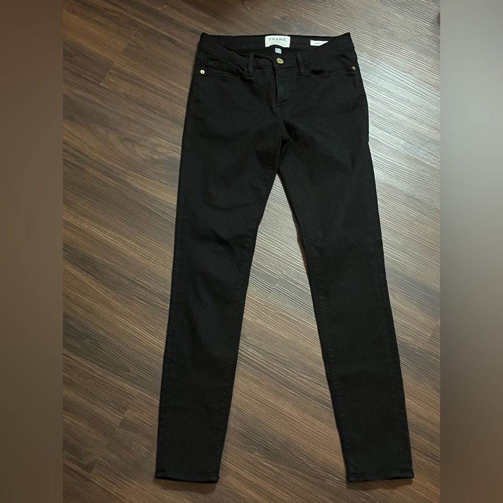 FRAME Le Skinny de Jeanne | Black | 27